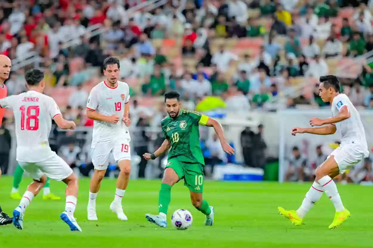 أداء المنتخب السعودي ضد إندونيسيا